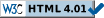Valid HTML 4.01 Transitional